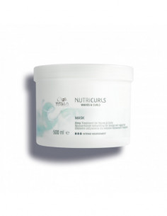 NUTRICURLS Máscara Capilar com Cachos e Ondas 500 ml