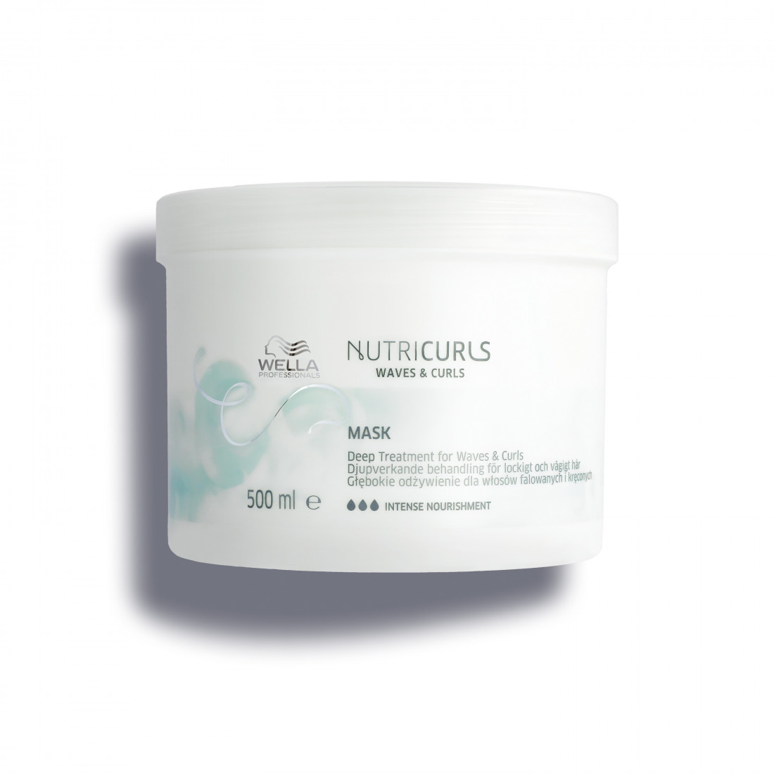 NUTRICURLS Máscara Capilar com Cachos e Ondas 500 ml