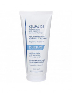 KELUAL DS gel nettoyant visage peaux irritées 200 ml