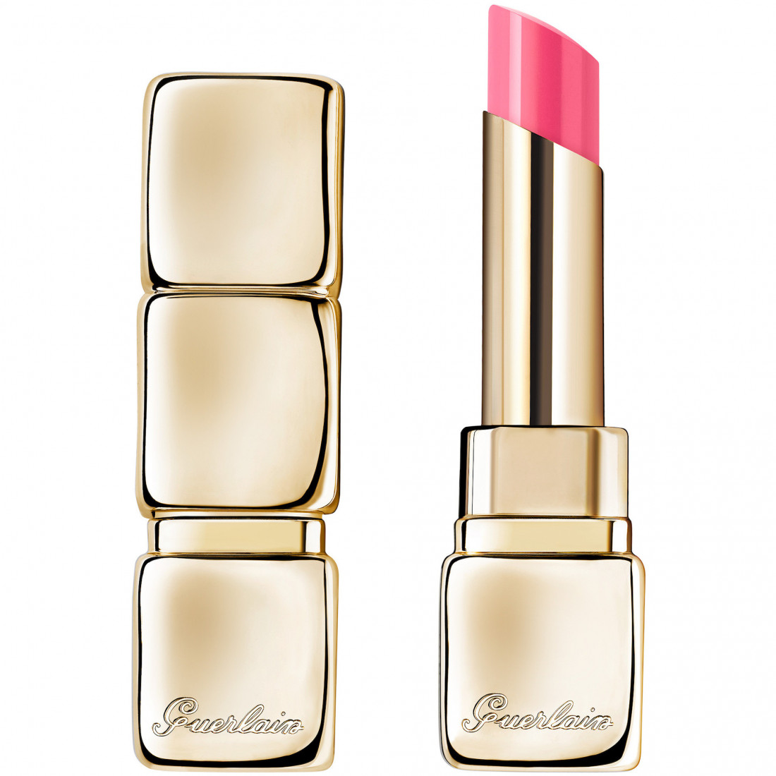 Bálsamo reparador labial KISSKISS BEE GLOW 458-Pop rose brilho 49 gr