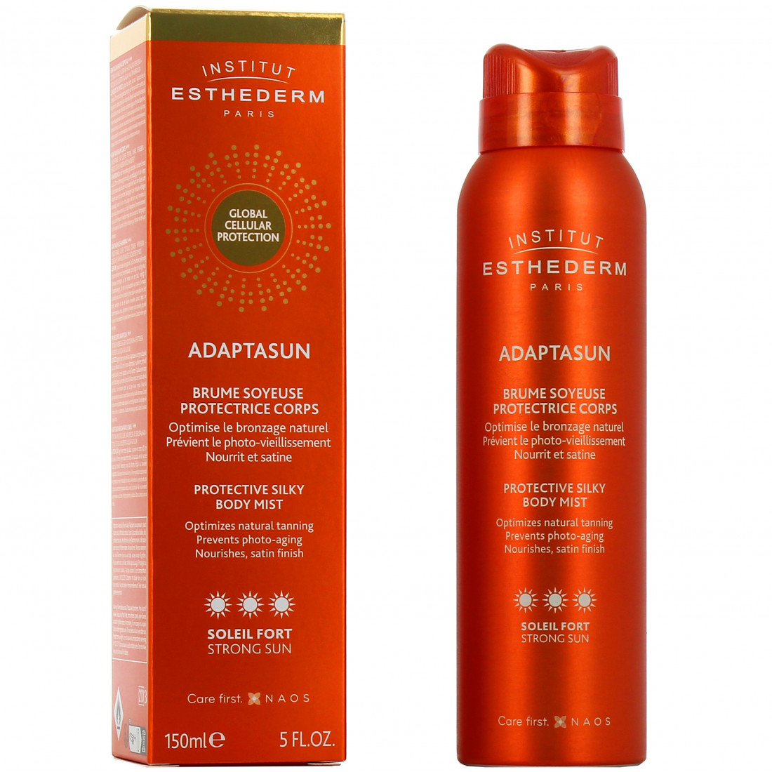 ADAPTASUN Körper-Sonnenspray, seidige Haut, starke Sonne, 150 ml