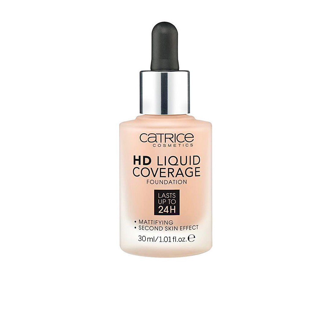 BASE DE BASE DE COBERTURA LÍQUIDA HD dura hasta 24h 040-beige cálido 30 ml