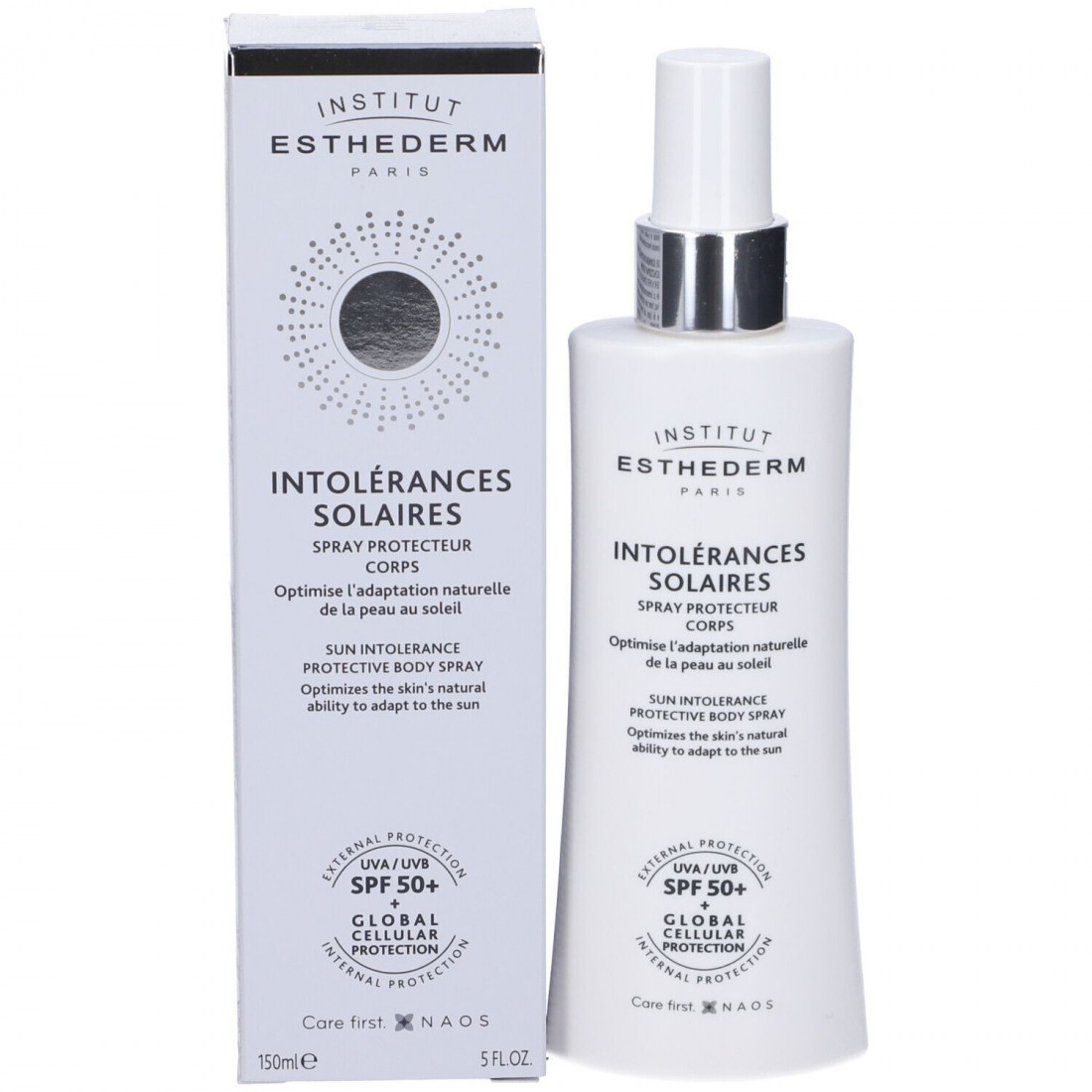 INTOLÉRANCES SOLAIRES spray corporal SPF50 150 ml