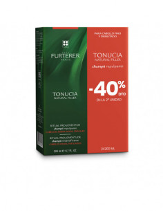 TONUCIA natural filler champú repulpante pack 2 x 200 ml