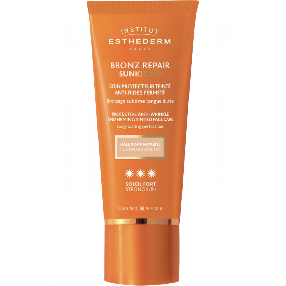 BRONZ REPAIR SUNKISSED creme de rosto antirrugas solar forte Natural Gold 50 ml