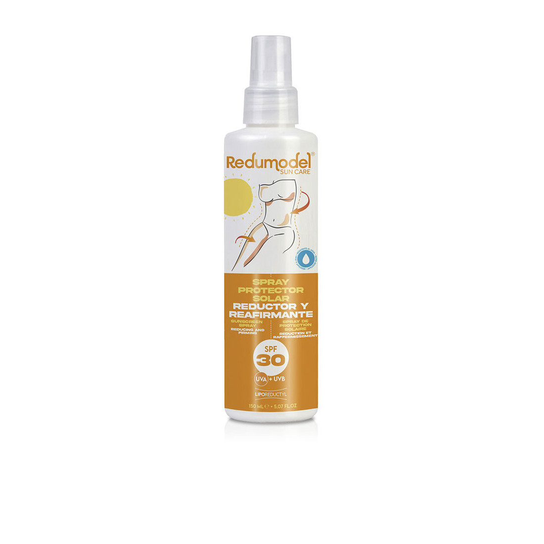 SUN CARE spray protector solar reductor y reafirmante SPF30 150 ml