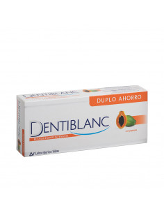 DENTIBLANC BLANQUEADOR INTENSIVO con papaya pack 2 x 100 ml