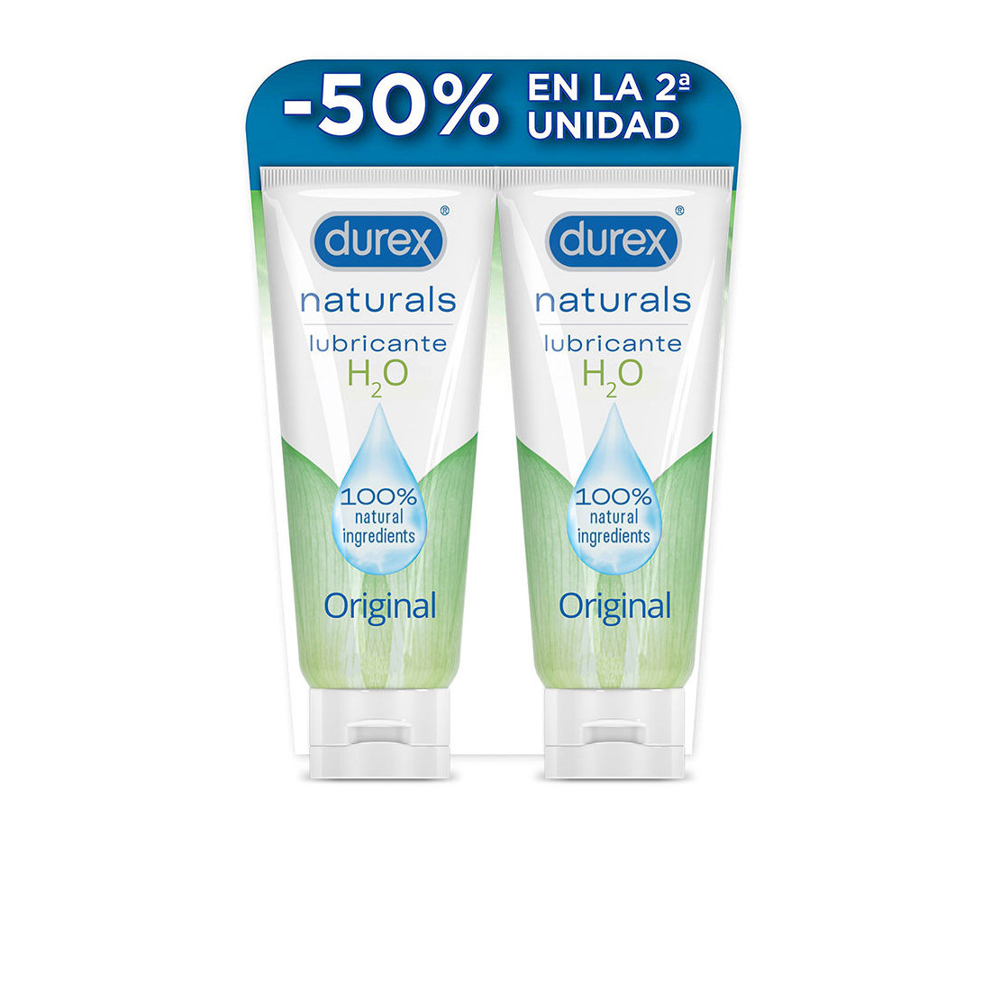 NATURALS GEL LUBRICANTE 100% NATURAL LOTE 2 x 100 ml