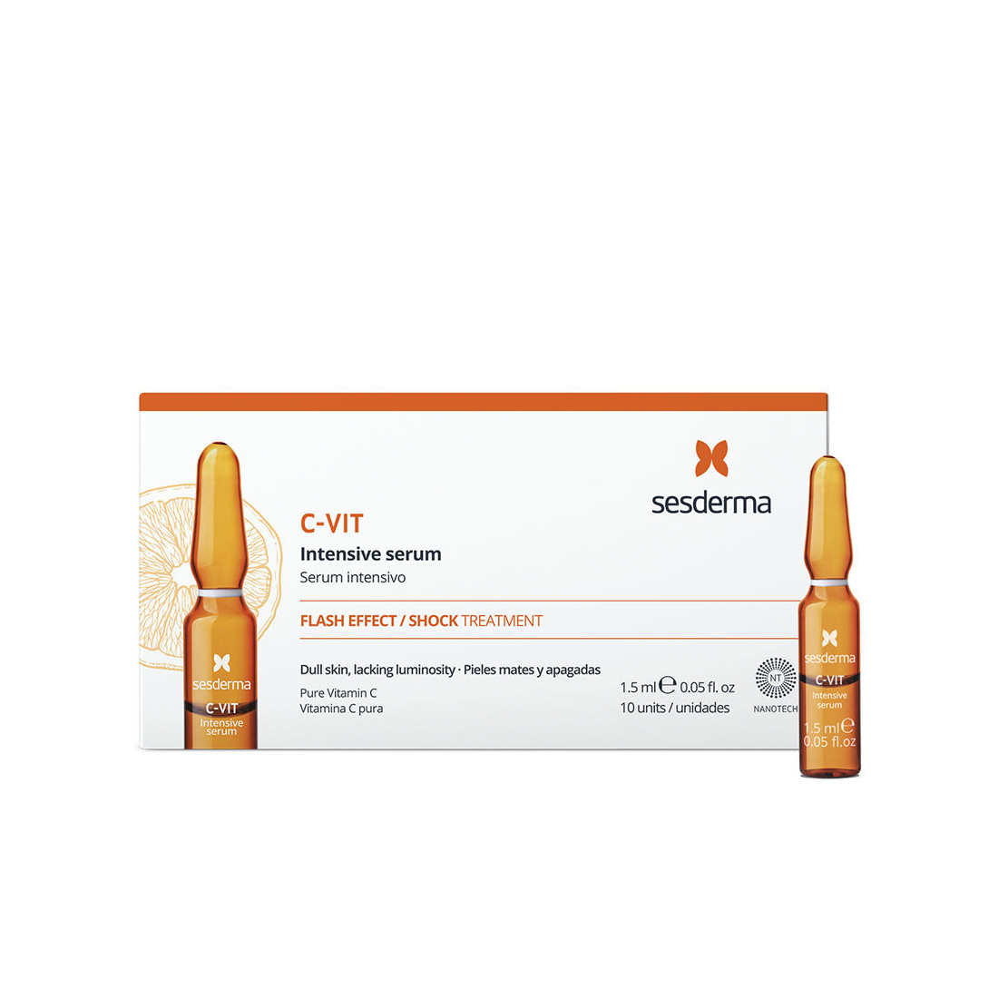 Ampolas de soro intensivo C-VIT 10 x 1,5 ml