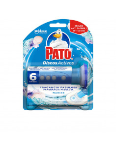 PATO WC DISCOS ACTIVOS aparato + 6 recambios frescor marino