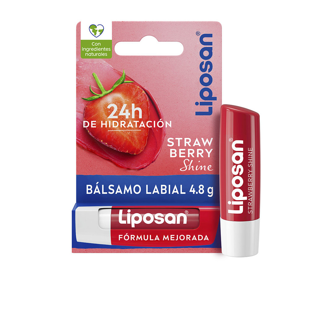 Bálsamo labial LIPOSAN morango 4,8 gr