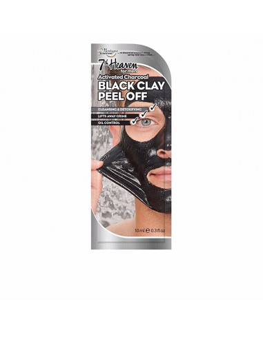 FOR MEN BLACK CLAY peel-off mask 10 ml