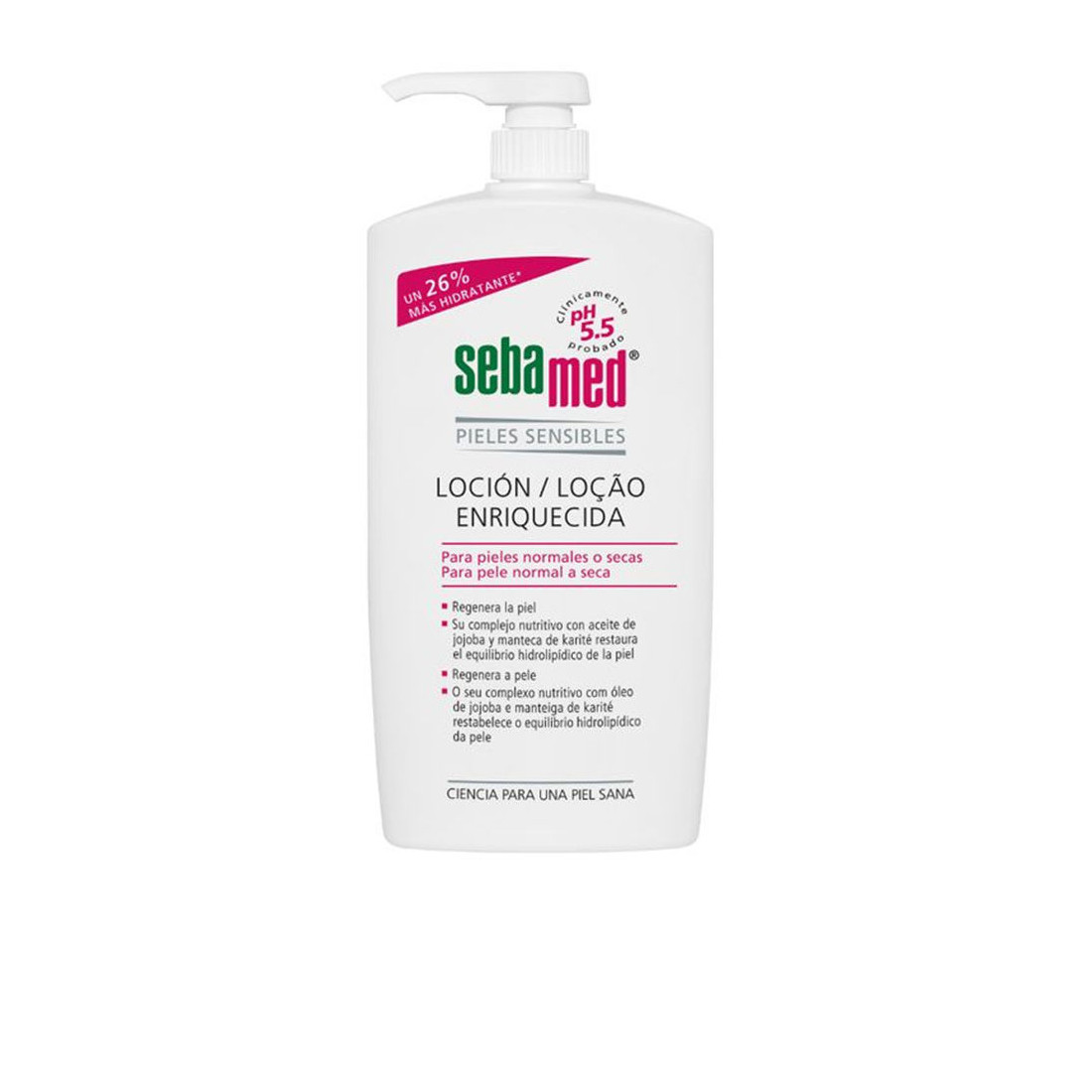 Lotion enrichie PEAUX SÈCHES ET SENSIBLES 750 ml