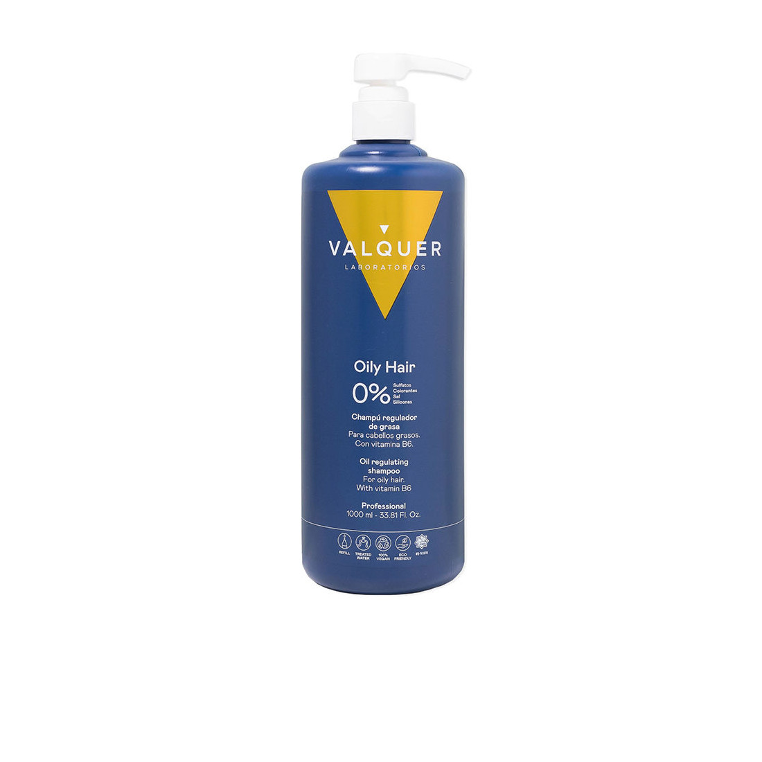 OILY HAIR 0% champú regulador de grasa 1000 ml