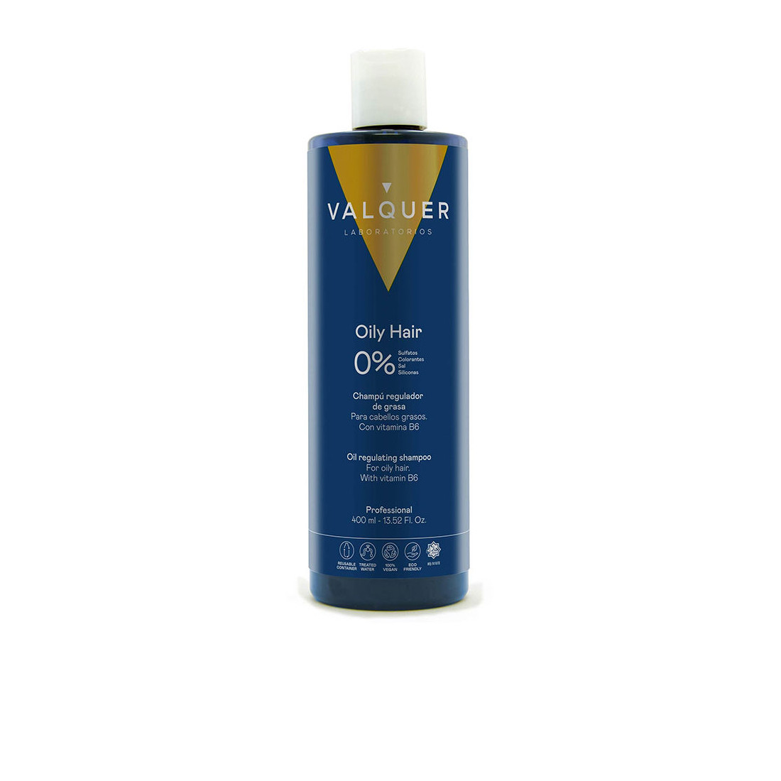 CHEVEUX GRAS Shampoing régulateur de graisse 0% 400 ml