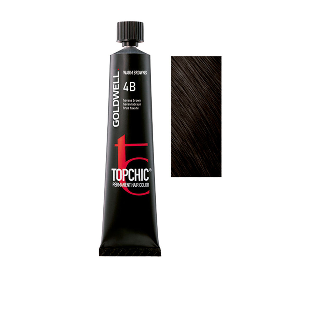 TOPCHIC permanent hair color 4B 60 ml