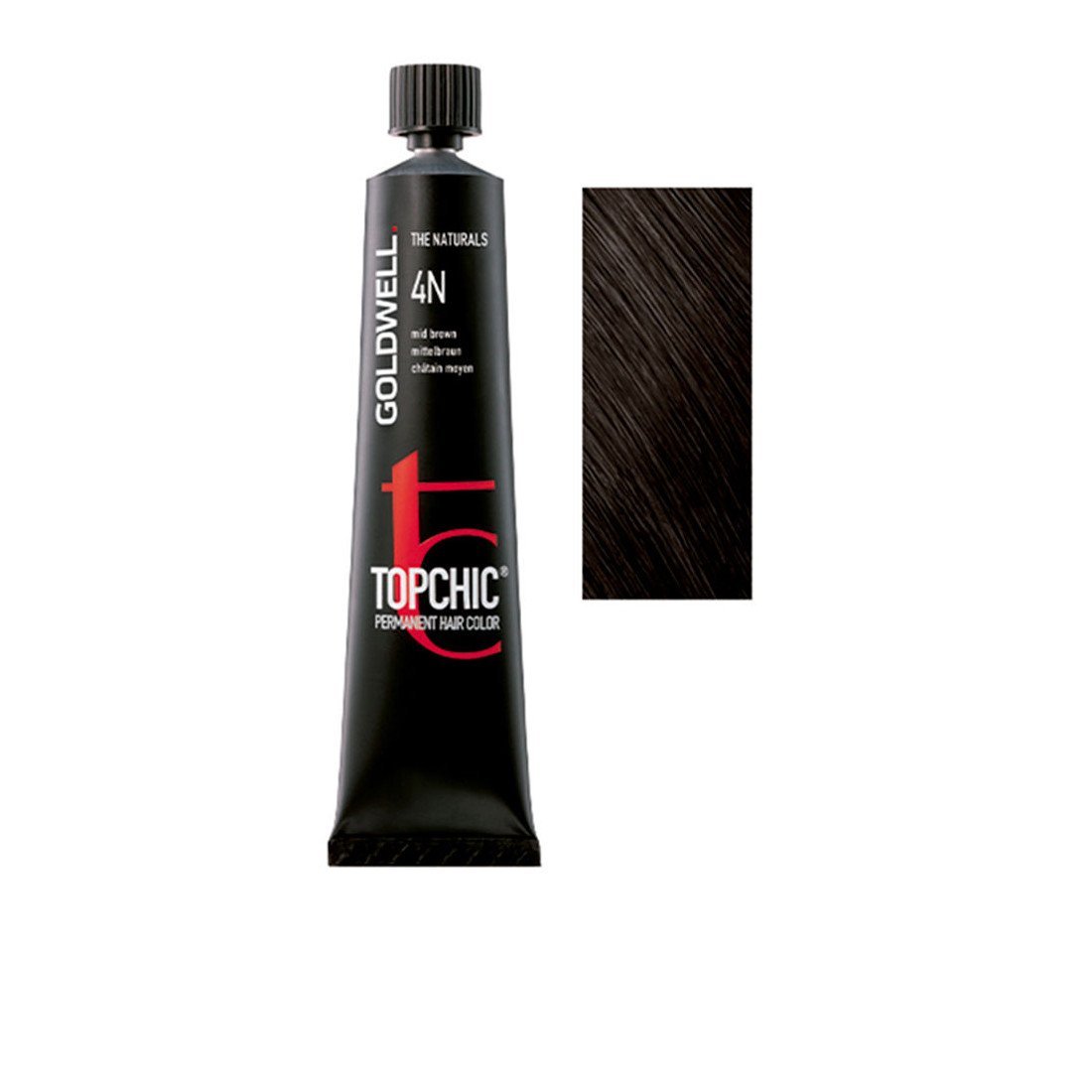 TOPCHIC permanent hair color 4N 60 ml