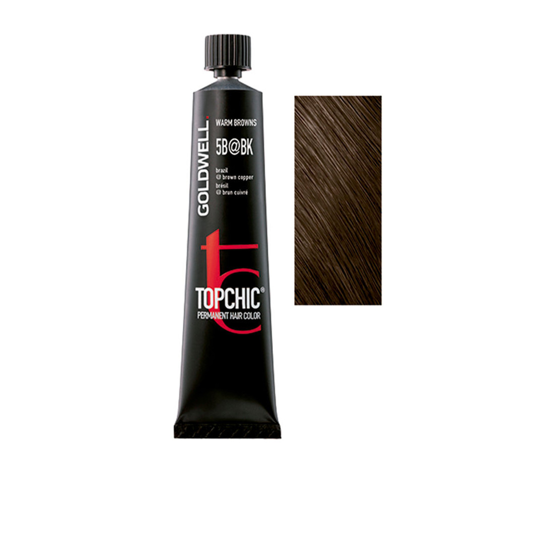 TOPCHIC permanent hair color 5B@BK 60 ml