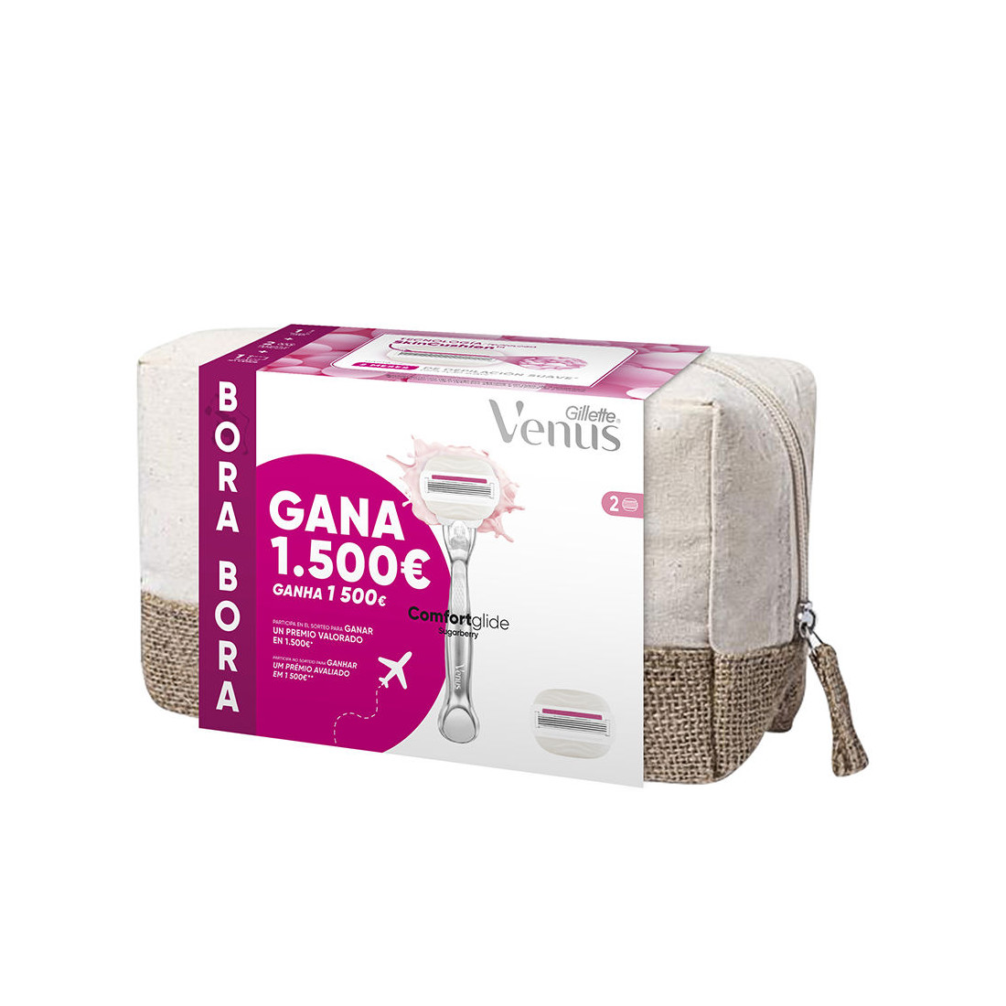 Máquina VENUS SUGARBERRY BAG BORA BORA + 2 peças de reposição