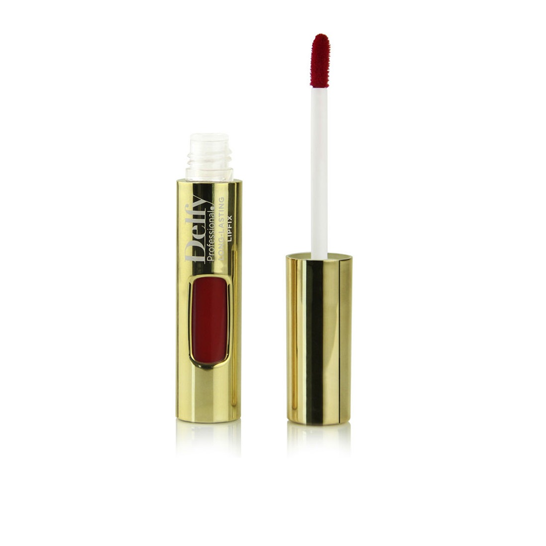 Batom líquido LIPFIX GOLD aurora vermelho 8 gr