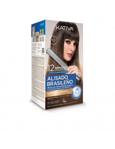 KATIVA PROFESIONAL ALISADO BRASILEÑO PRO DARK ESTUCHE 6 pz