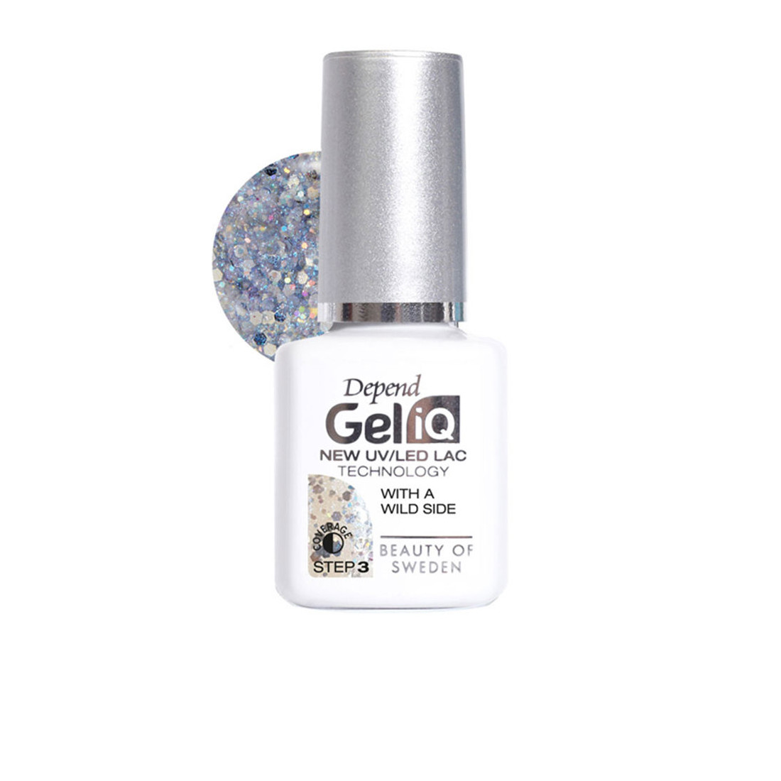 Esmalte GEL IQ  com lado selvagem 5 ml