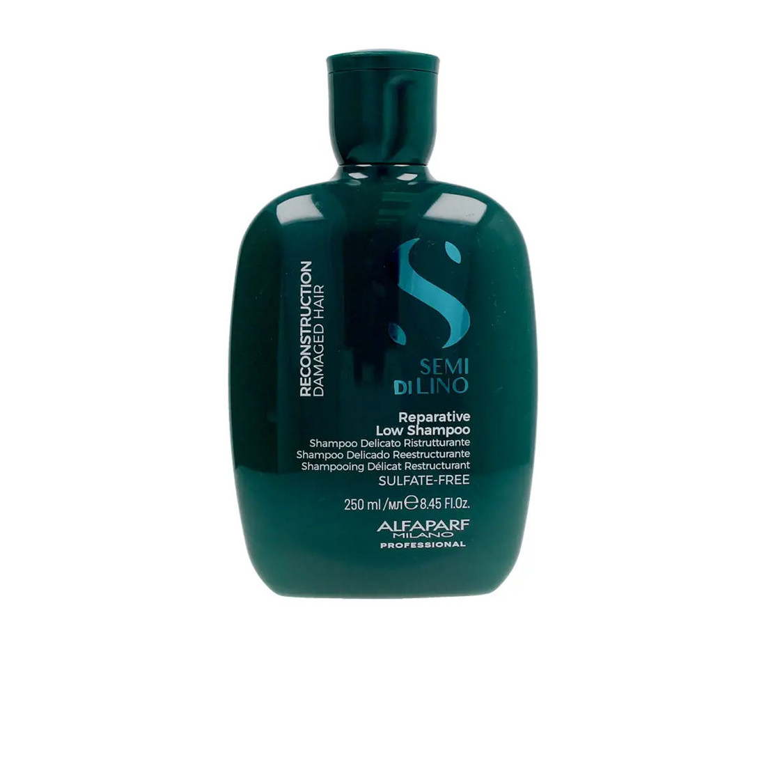 SEMI DI LINO RECONSTRUCTION shampoo reparador baixo 250 ml