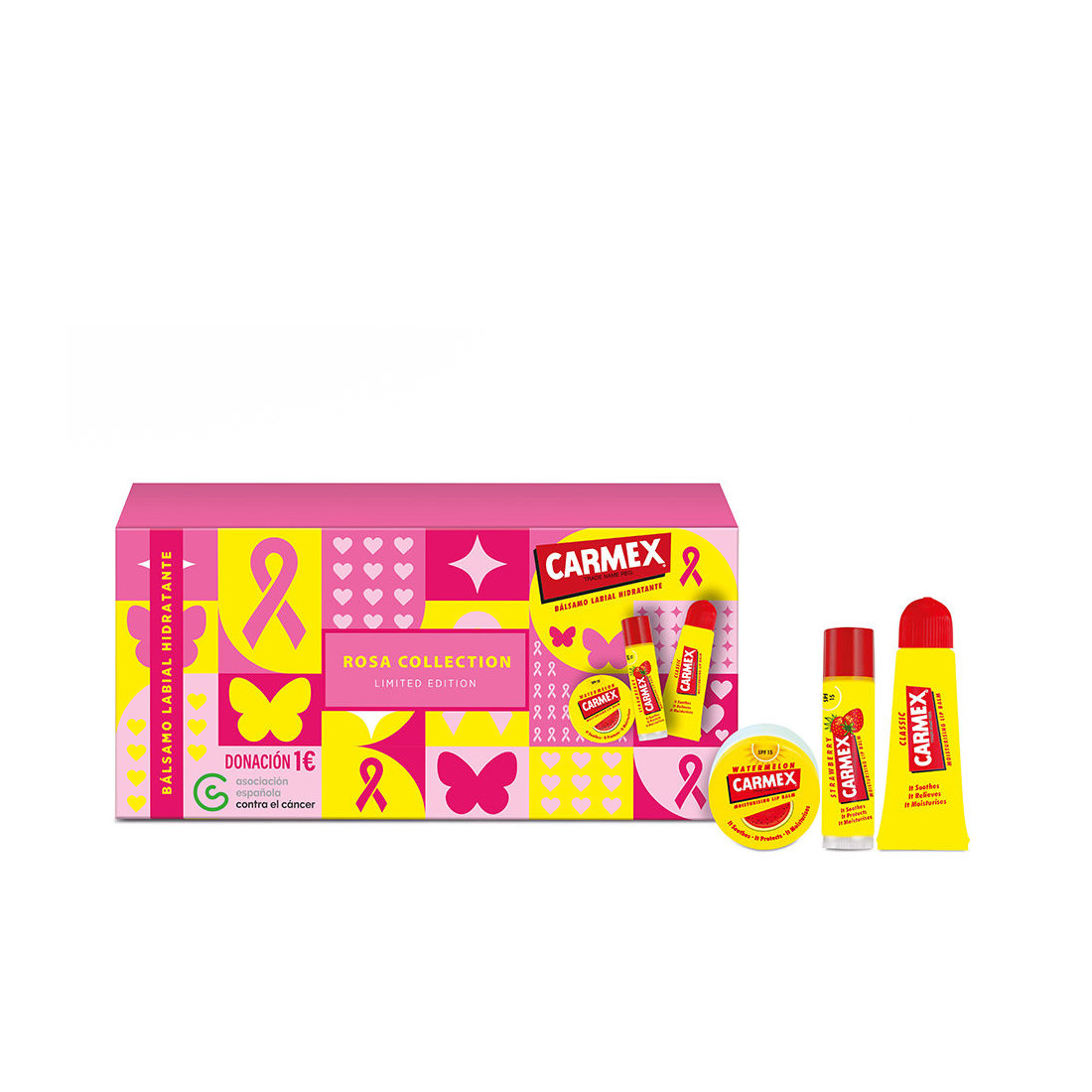 CAJA SOLIDARIA CARMEX 3 pz