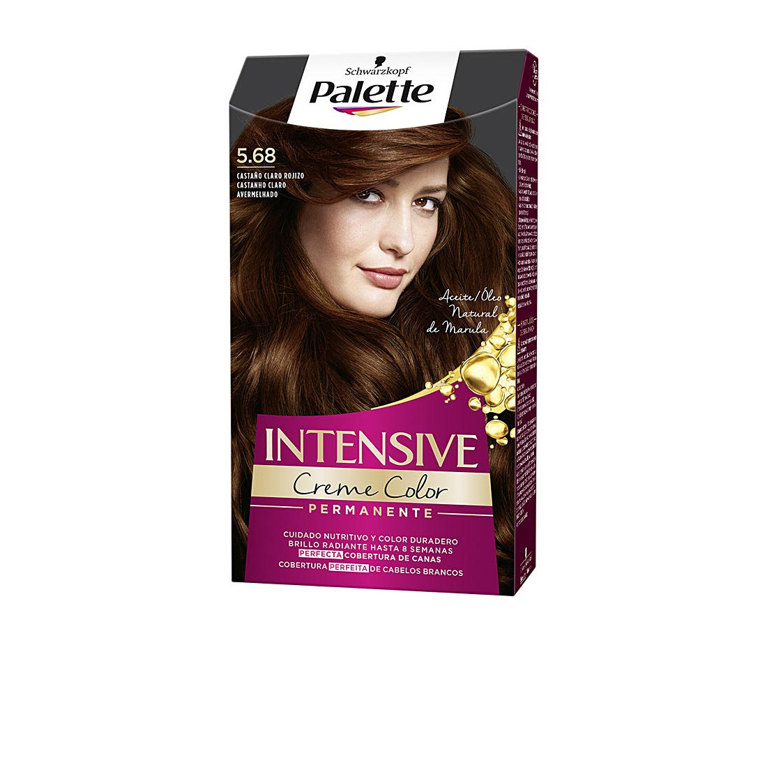 PALETTE INTENSIVE tinte 5.68-castaño claro rojizo 1 u