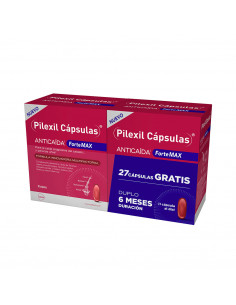 PILEXIL FORTE MAX cápsulas anti-queda embalagem 2 x 90...