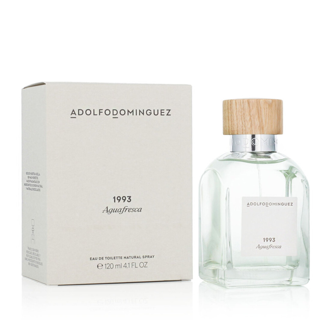 Adolfo Dominguez Agua Fresca Eau de Toilette Vaporisateur 120 ml - Parfum Frais et Élégant