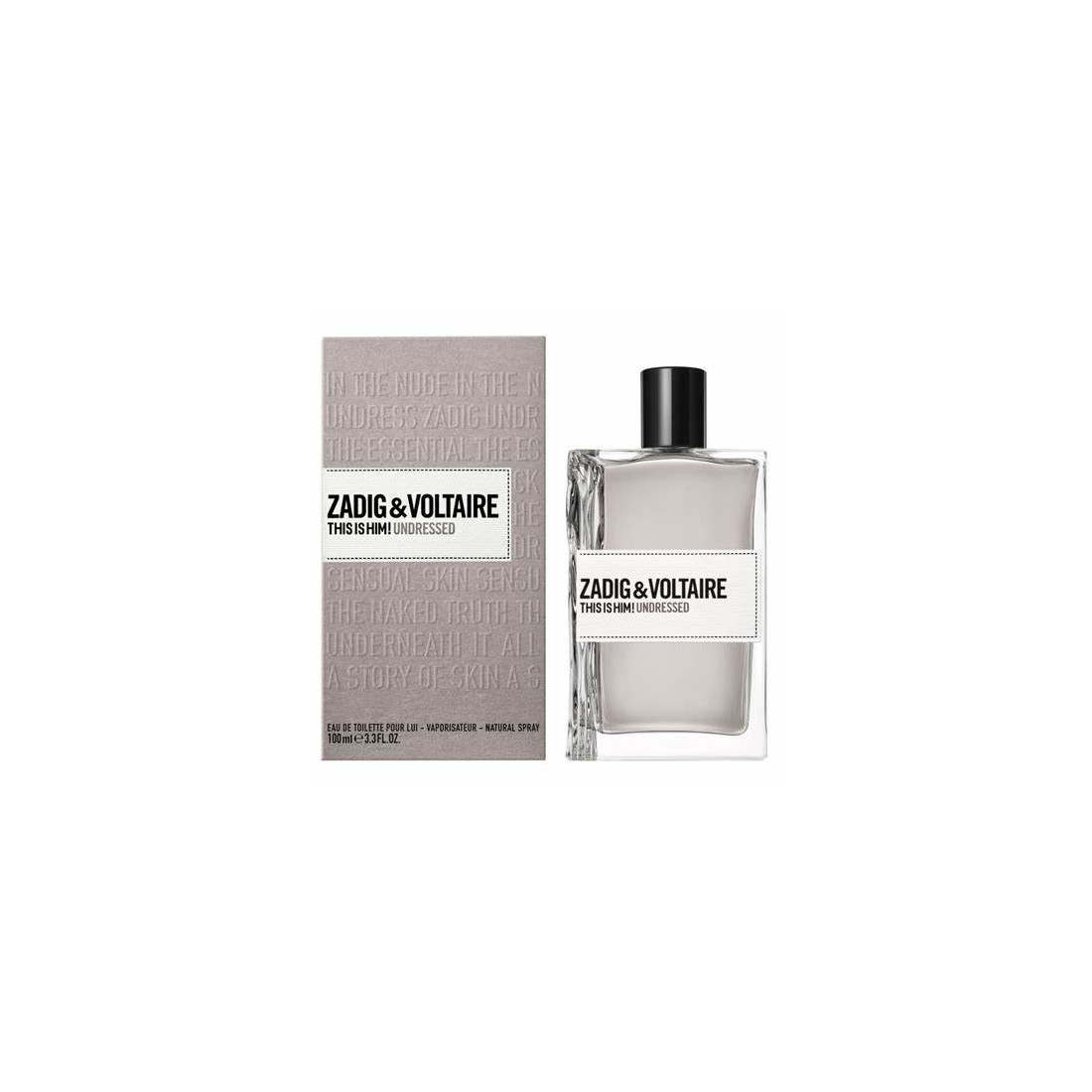 ZADIG&VOLTAIRE C'EST LUI! UNDRESSED Eau de Toilette 100 ml – Un Parfum pour l'Homme Audacieux