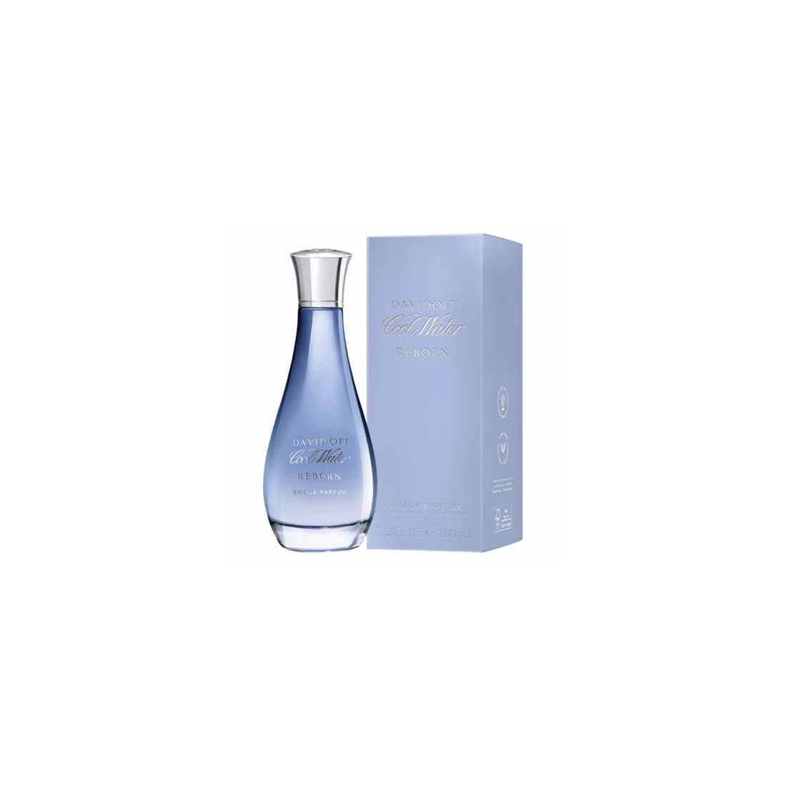 Davidoff COOL WATER REBORN WOMAN Eau de Toilette Vaporisateur 100 ml – Parfum Floral et Rafraîchissant pour Femmes