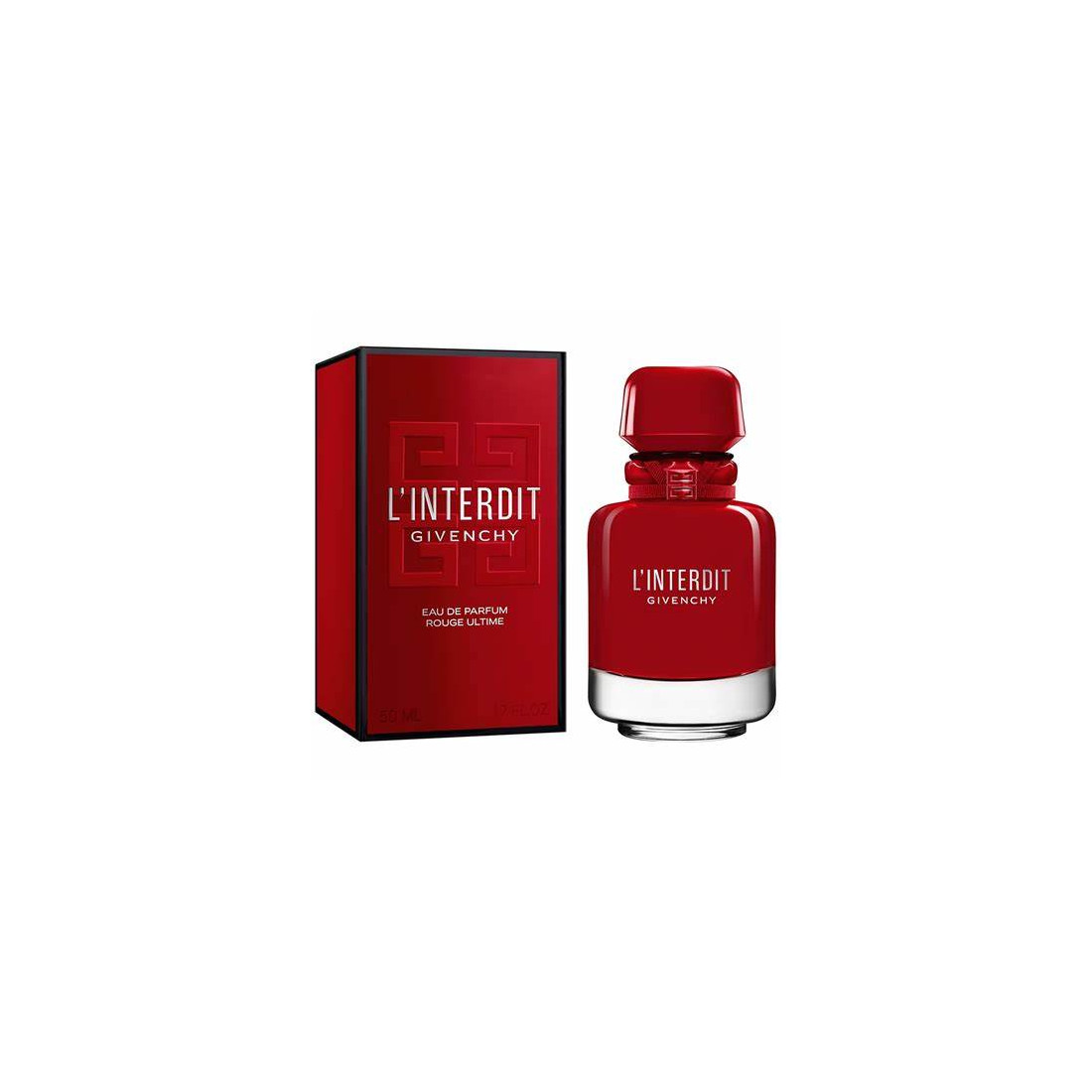 GIVENCHY L'INTERDIT ROUGE ULTIME Eau de Parfum Vaporisateur 50 ml – Parfum Intense et Audacieux pour Femmes