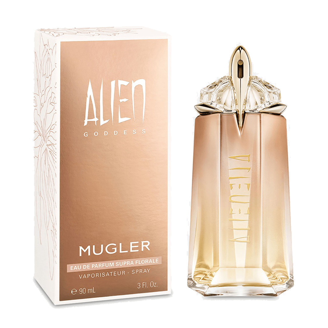 Thierry Mugler Alien Goddess Supra Florale Eau de Parfum Vaporisateur 90 ml – Parfum Floral et Envoûtant pour Femme