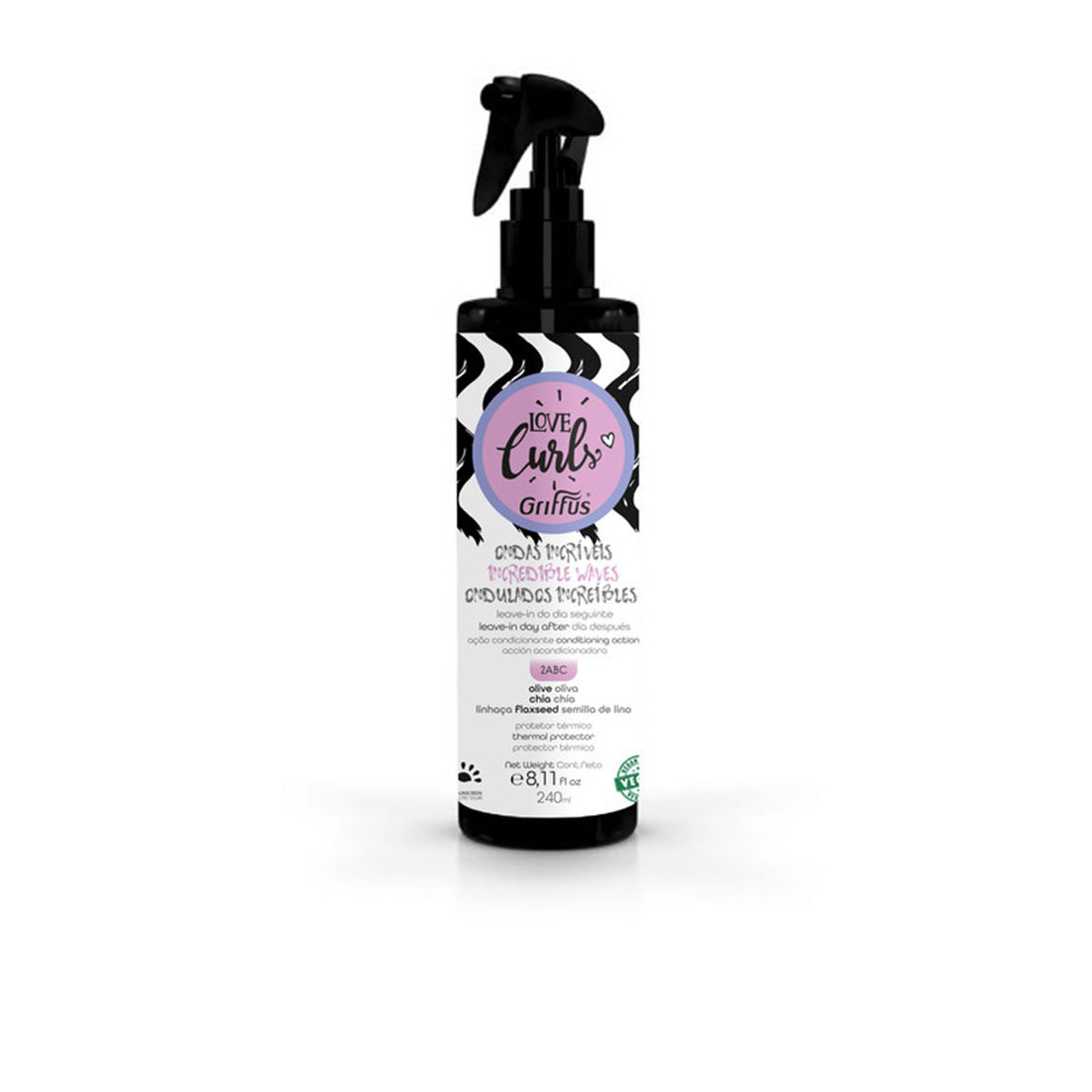 LOVE CURLS sans rinçage jour après incroyable ondulé 2abc 240 ml