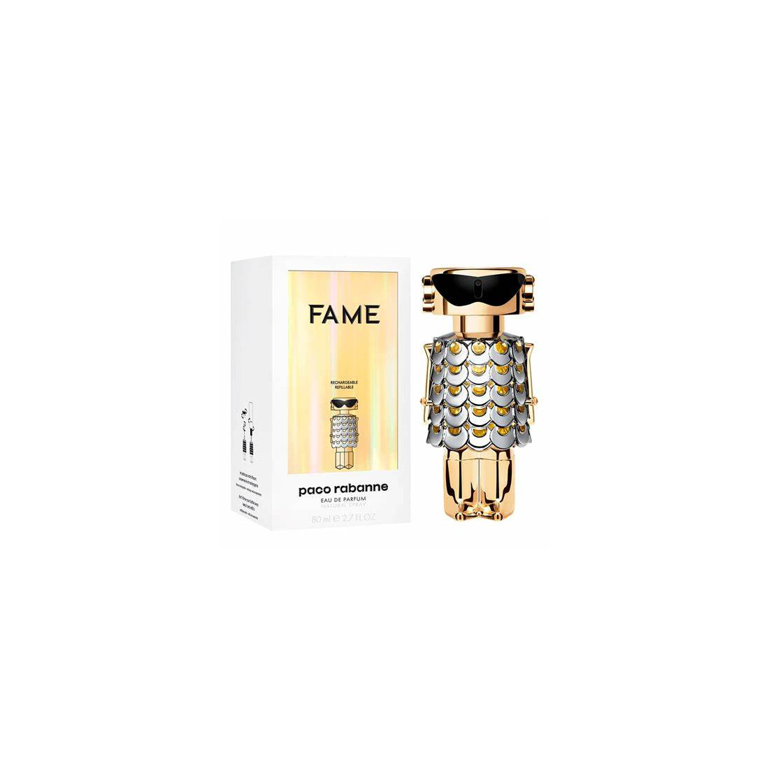 PACO RABANNE FAME Eau de Parfum Recharge 80 ml – Élégance et Durabilité