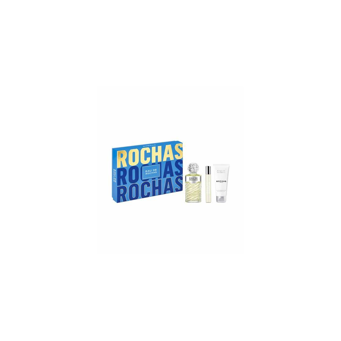 EAU DE ROCHAS ESTUCHE 3 pz