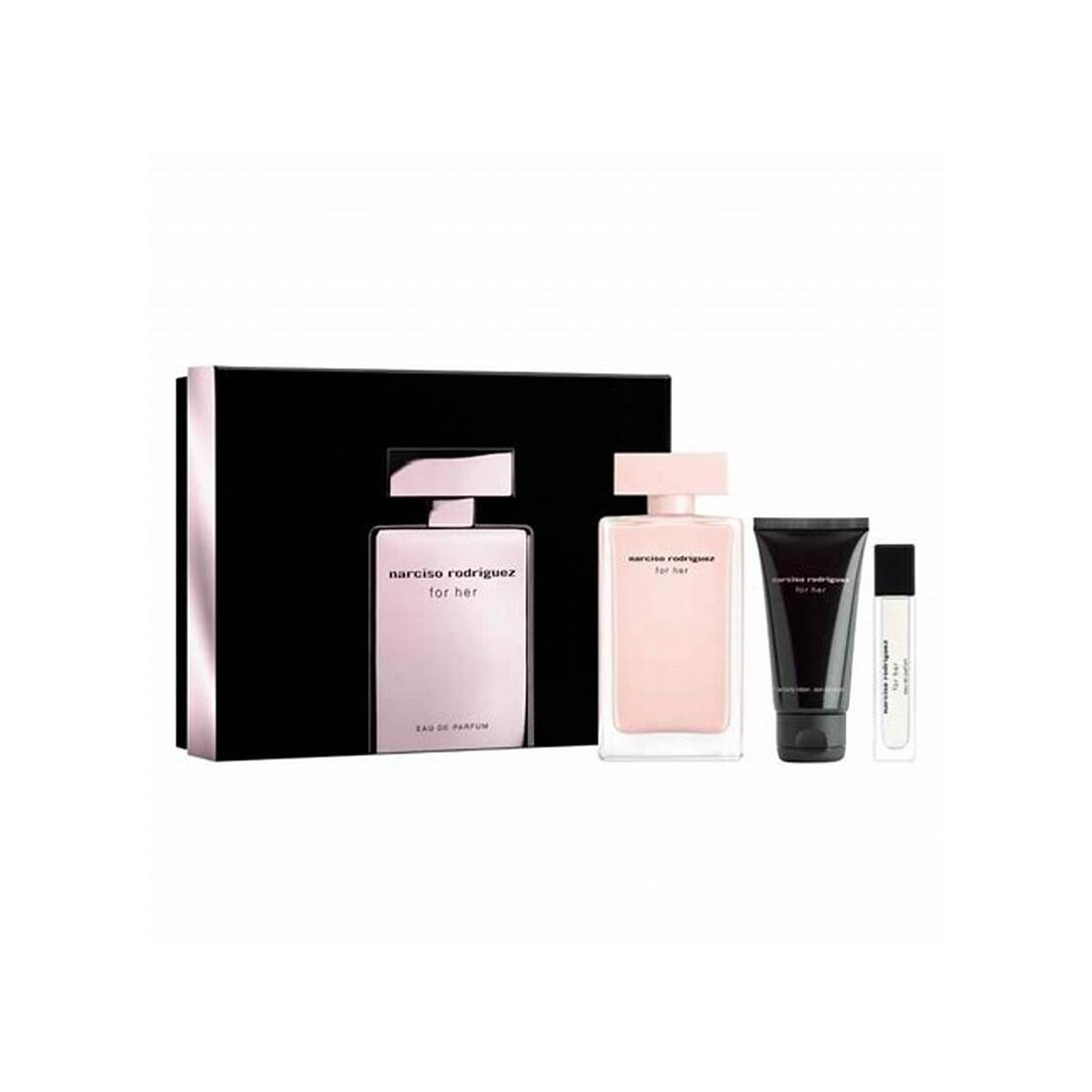 Coffret Narciso Rodriguez Pour Son Cas 3 Pièces – Parfum Élégant et Soins Raffinés