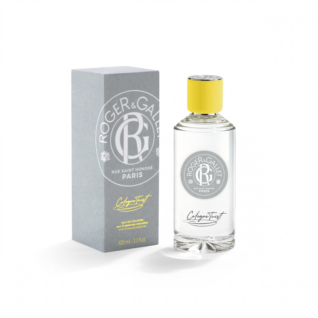 Eau de Cologne Roger & Gallet Cologne Twist 100 ml – Fraîcheur Pétillante et Énergisante