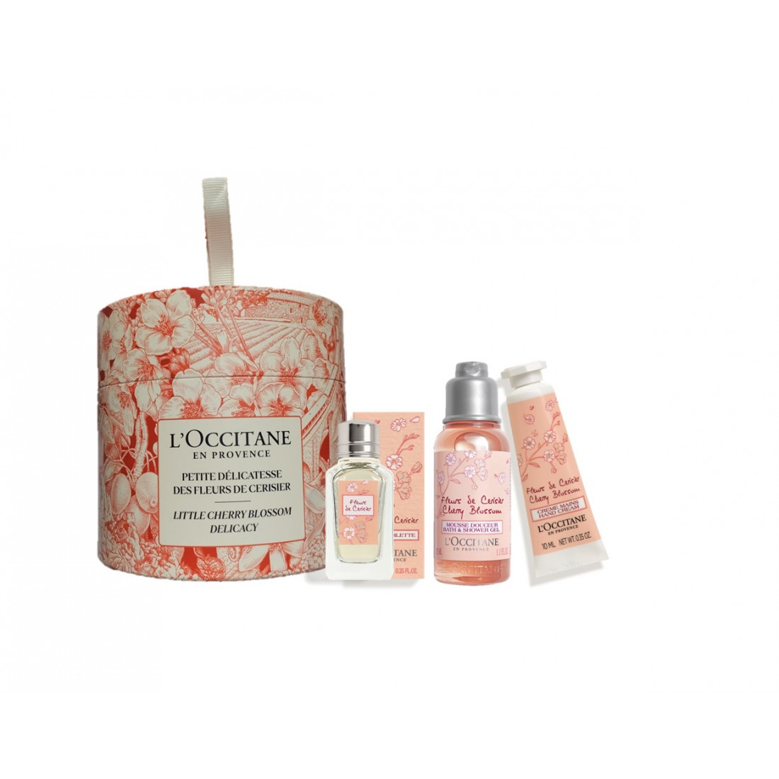 Coffret L'Occitane en Provence Fleurs de Cerisier 3 pcs – Évasion Sensorielle et Éclat Printanier