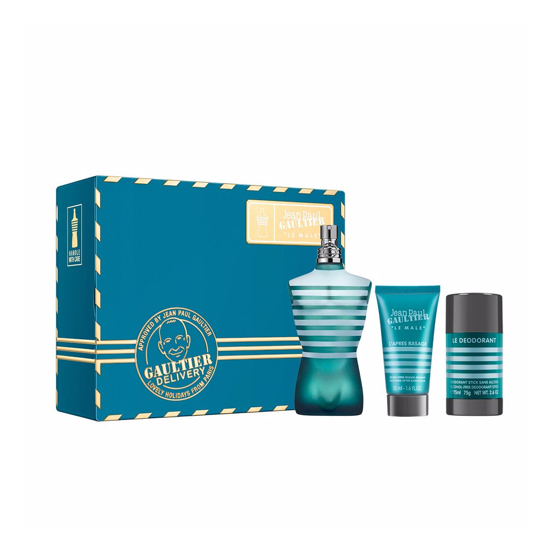 Coffret Jean Paul Gaultier Le Mâle 3 pièces – Élégance et Charisme Masculin