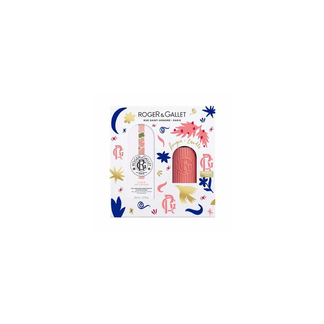 Coffret Roger & Gallet Bien-Être Eau Parfumée Fleur de Figuier 2 Pièces : Parfum Frais et Rafraîchissant