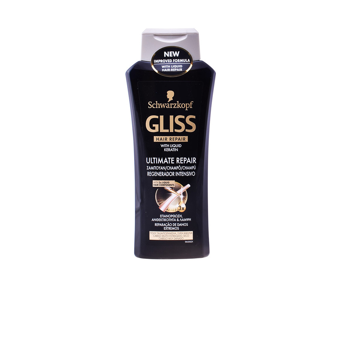 GLISS ULTIMATE REPAIR champú 400 ml