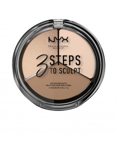 3 STEPS TO SCULPT face sculpting palette fair 5 gr