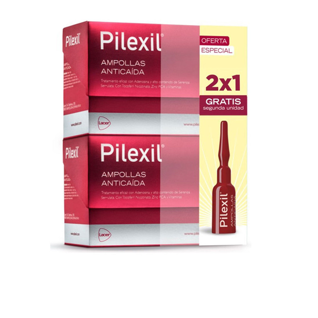 PILEXIL AMPOLLAS anticaída promo 20 + 20 de regalo 40 u