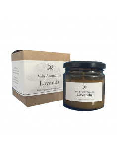 CANDELA FILETTATA aroma lavanda 1 u