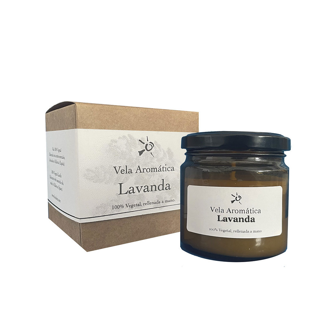 VELA ROSCA aroma lavanda 1 u