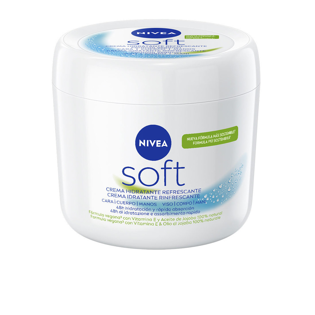 SOFT crema hidratante refrescante 500 ml