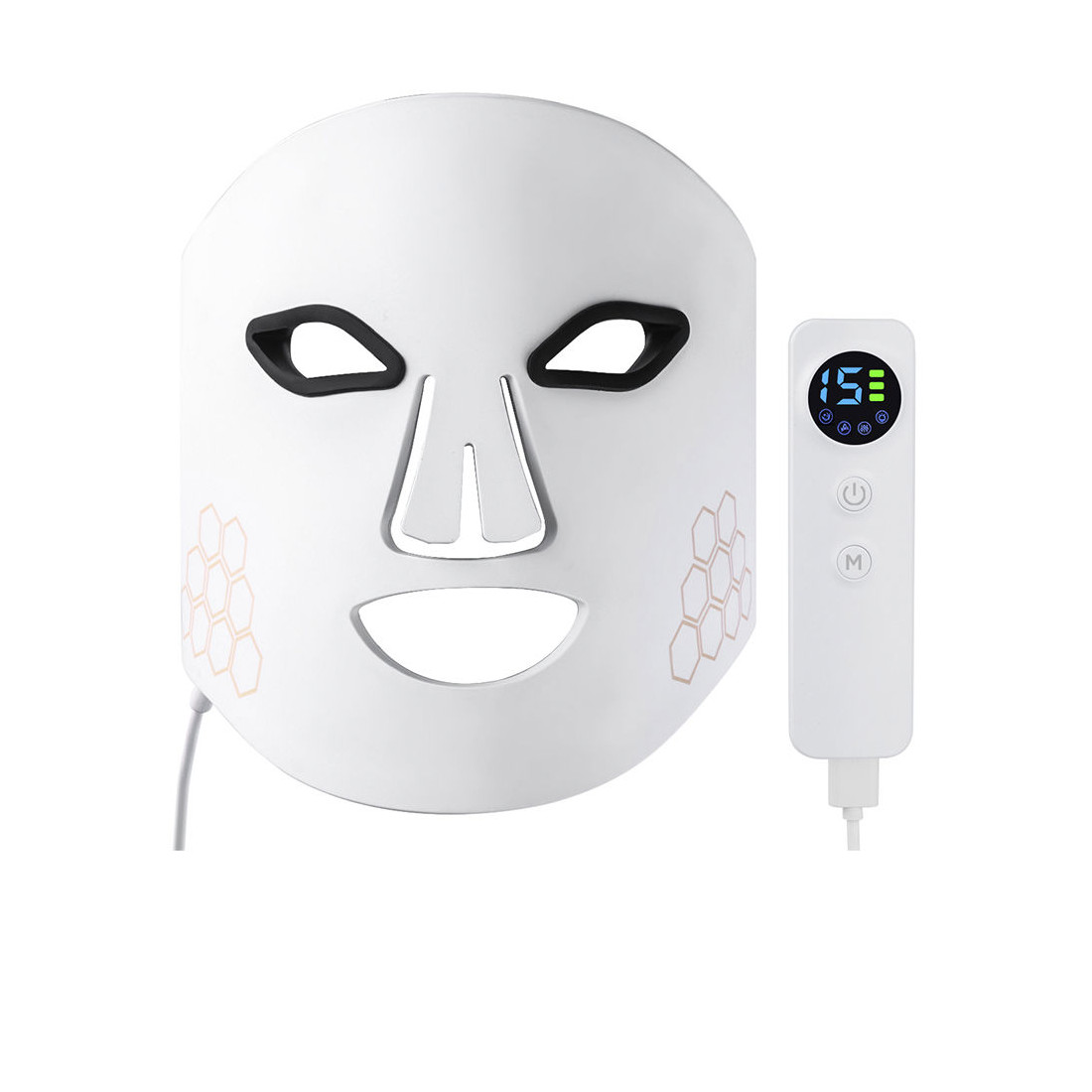 PHOTOTHERAPIE 4 FARBEN LED-Gesichtsmaske 1 Stk